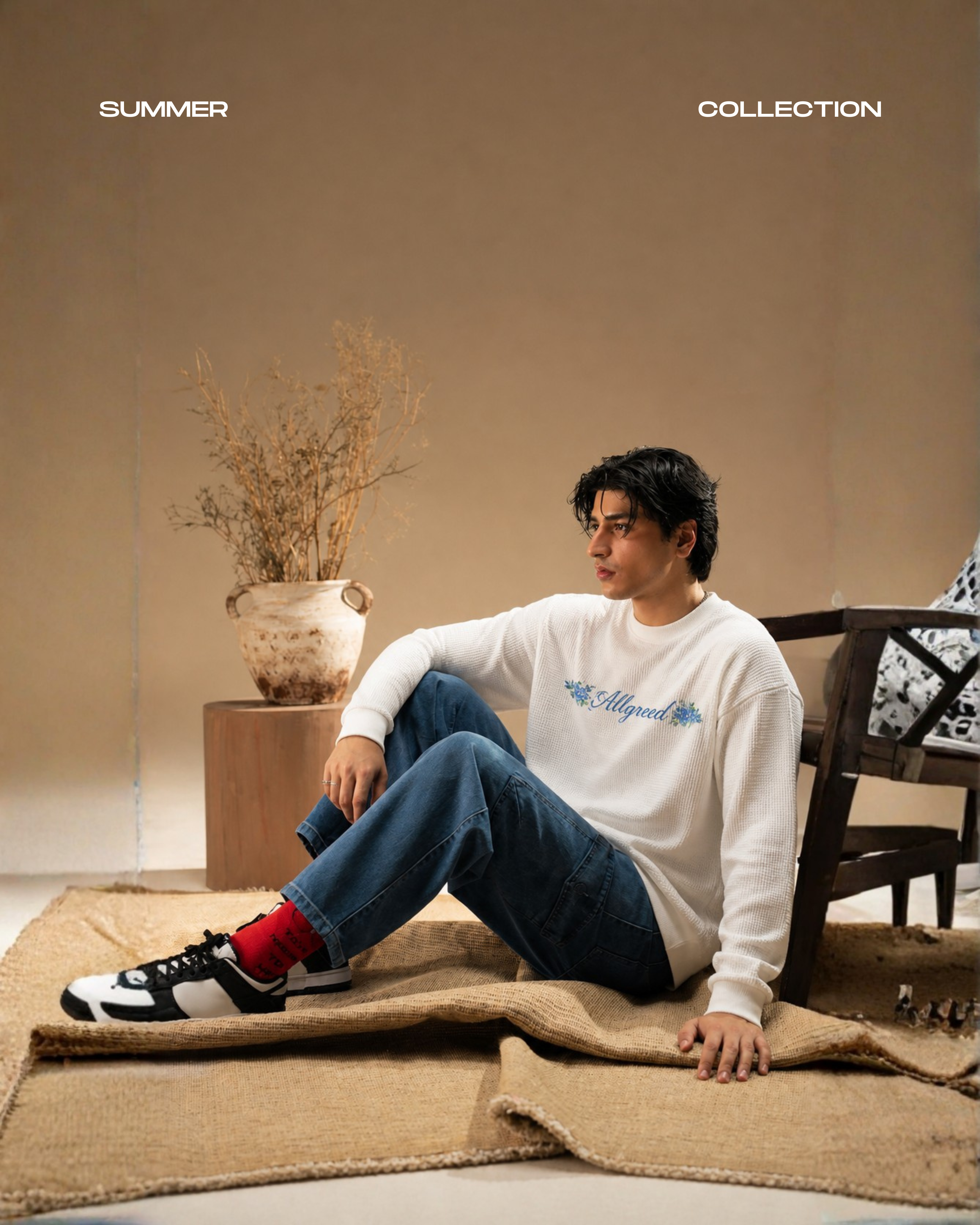 BOTANICAL | WAFFLE KNIT LONG SLEEVE