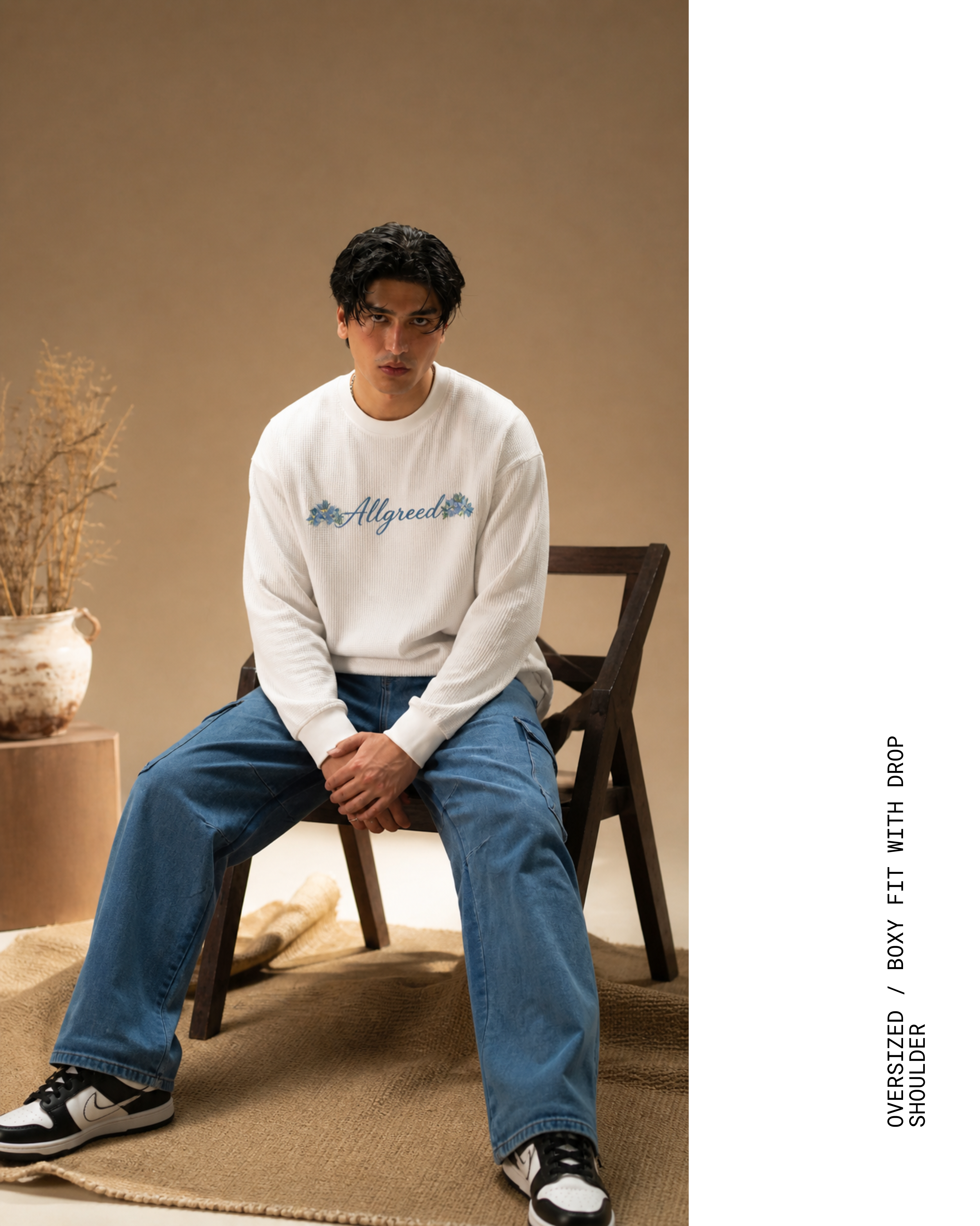 BOTANICAL | WAFFLE KNIT LONG SLEEVE