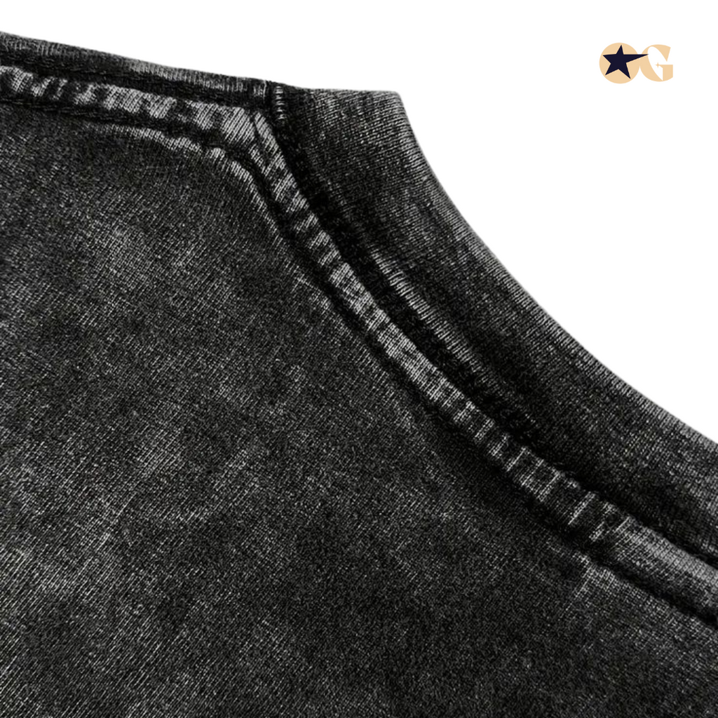 Solid Acid Washed T-shirt