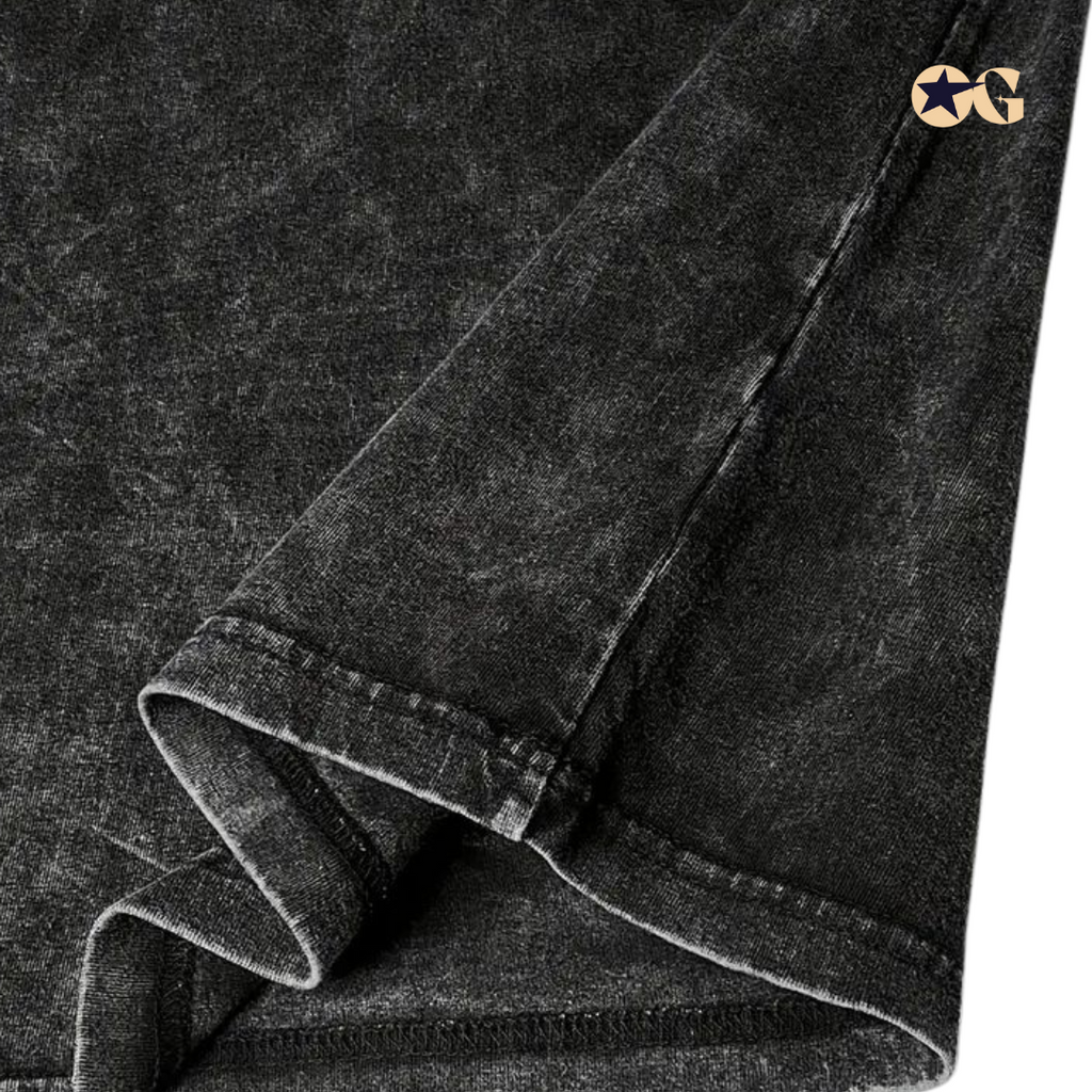 Solid Acid Washed T-shirt