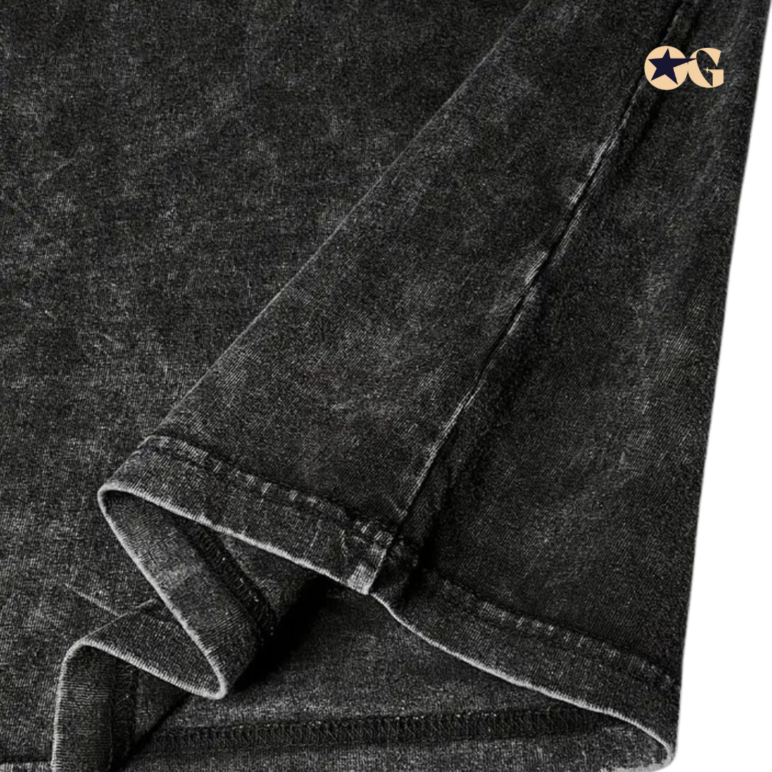 Solid Acid Washed T-shirt