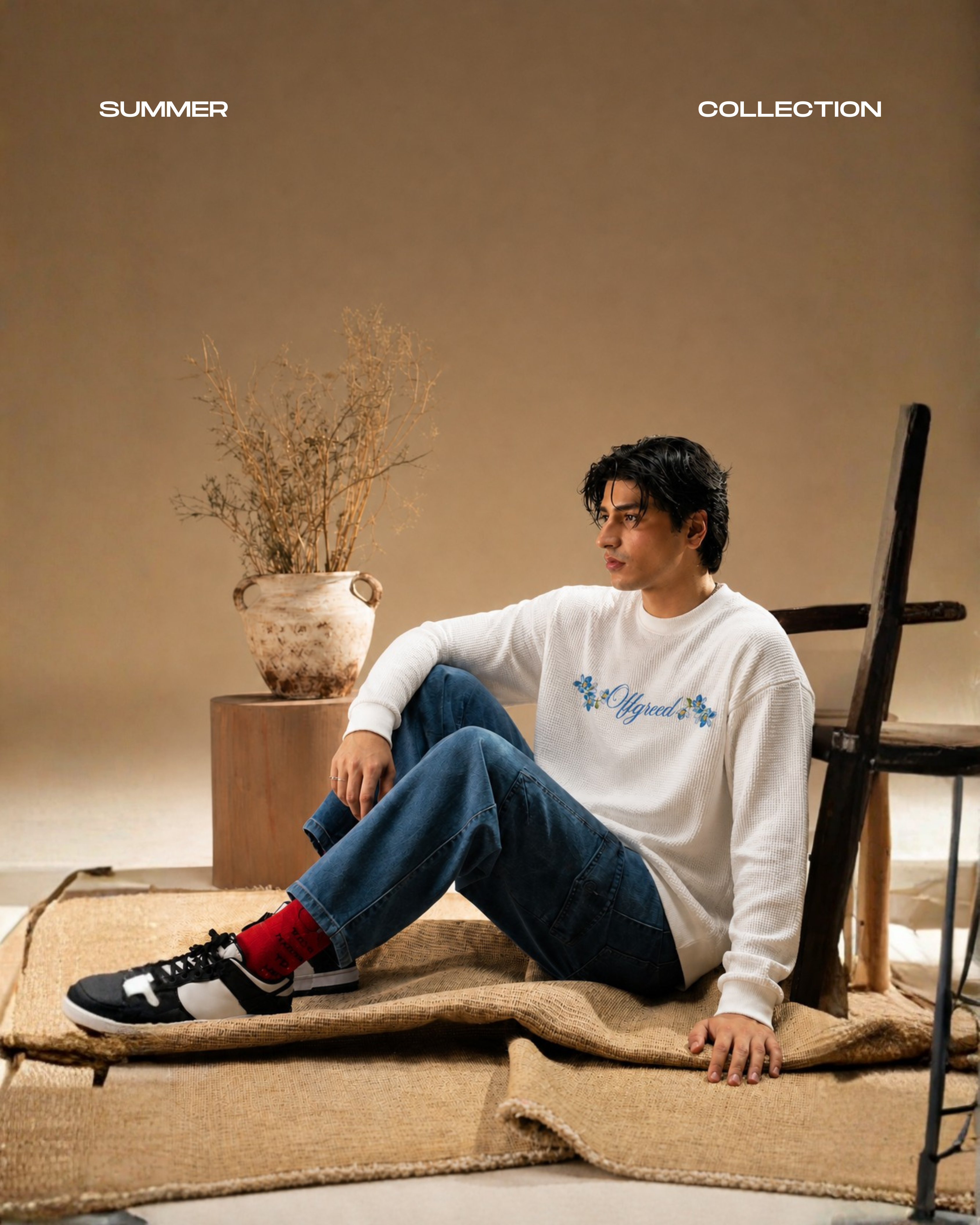 BOTANICAL | WAFFLE KNIT LONG SLEEVE