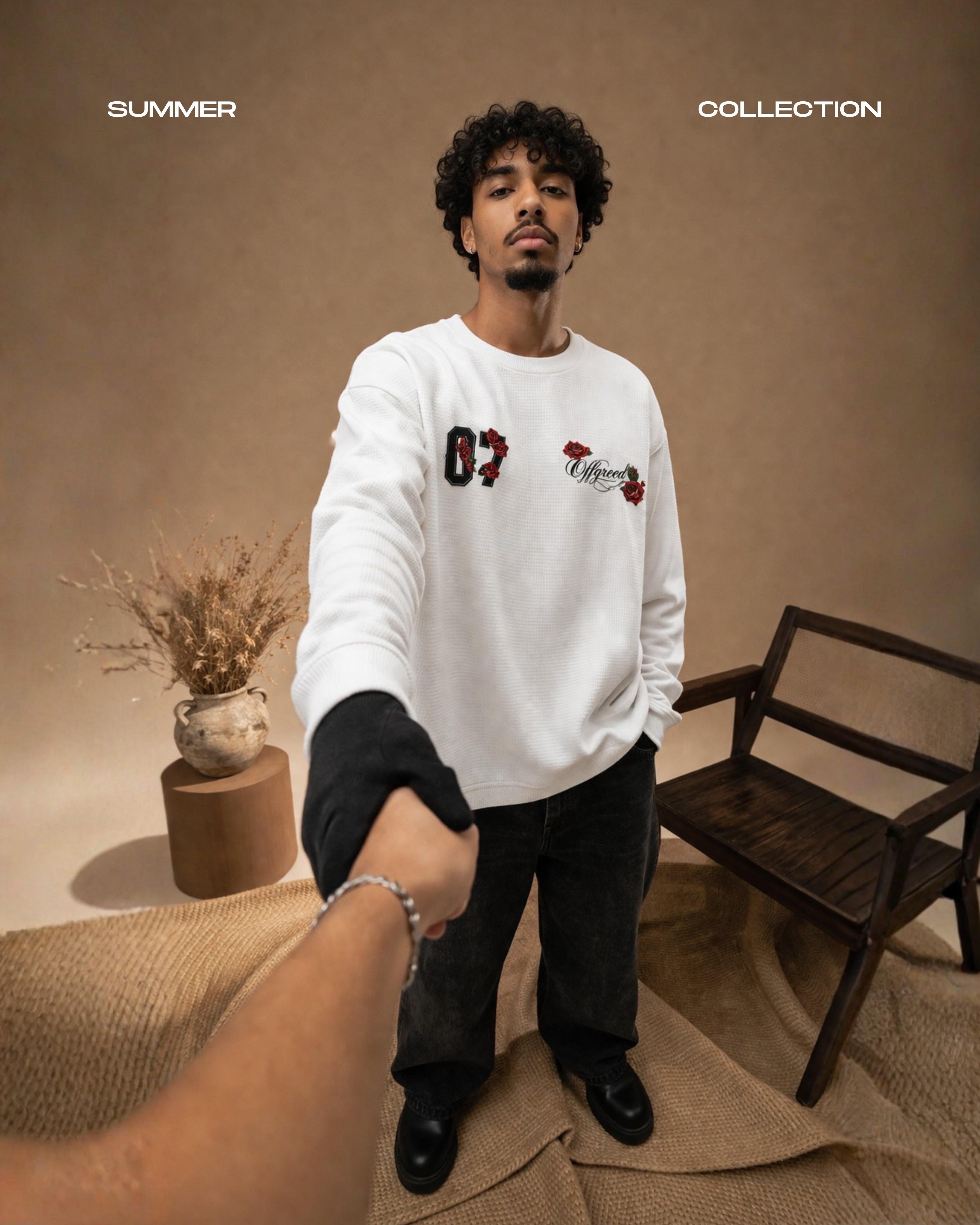 SACRED | WAFFLE KNIT LONG SLEEVE