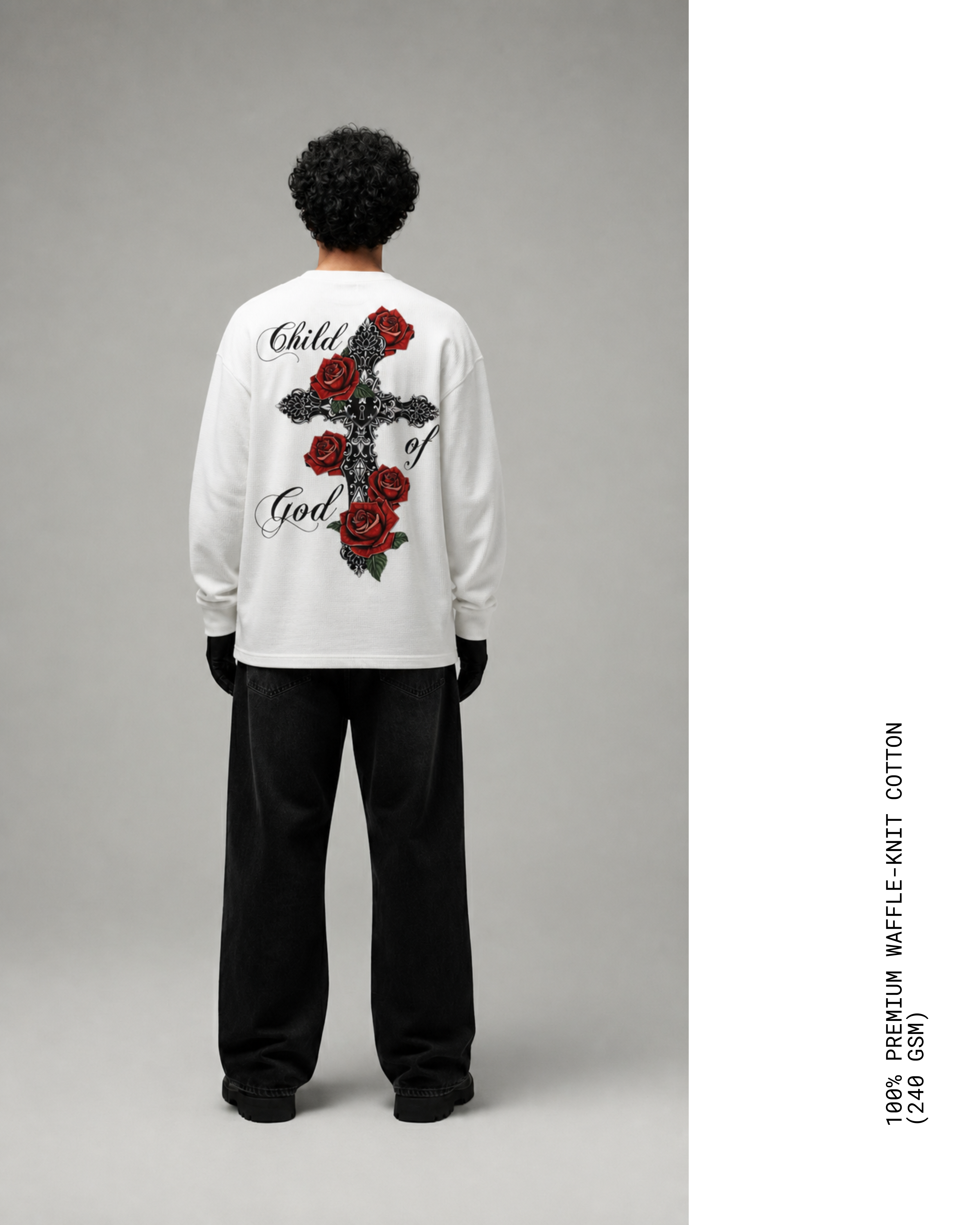 SACRED | WAFFLE KNIT LONG SLEEVE