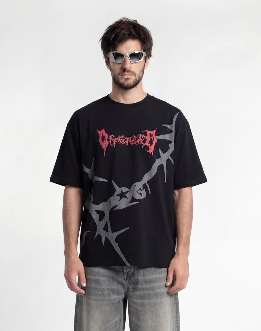 Red Mercy Oversize Tee